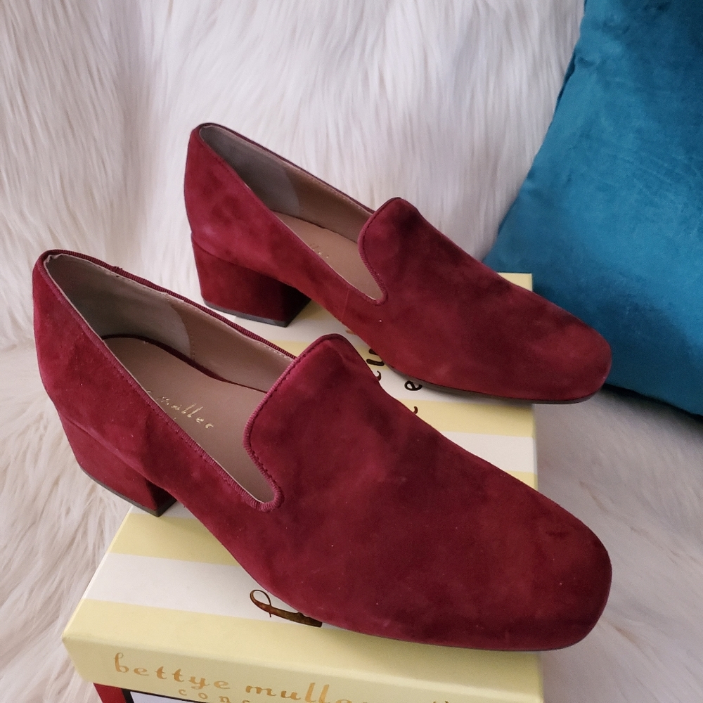 NEW Bettye Muller Breeda Suede Loafers - 8.5M - Picture 9 of 10